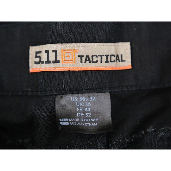 511 Tactical Men's Size 36x32 Black Cargo Stretch Pockets Utility Pants Range‎ - Picture 11 of 12